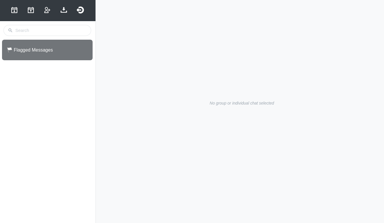 Empty user interface