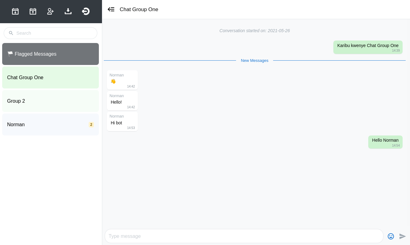 Individual chat
